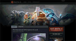Desktop Screenshot of br.dota2.com
