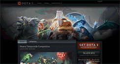 Desktop Screenshot of es.dota2.com