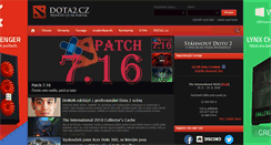 Desktop Screenshot of dota2.cz