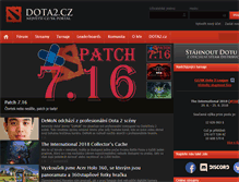 Tablet Screenshot of dota2.cz